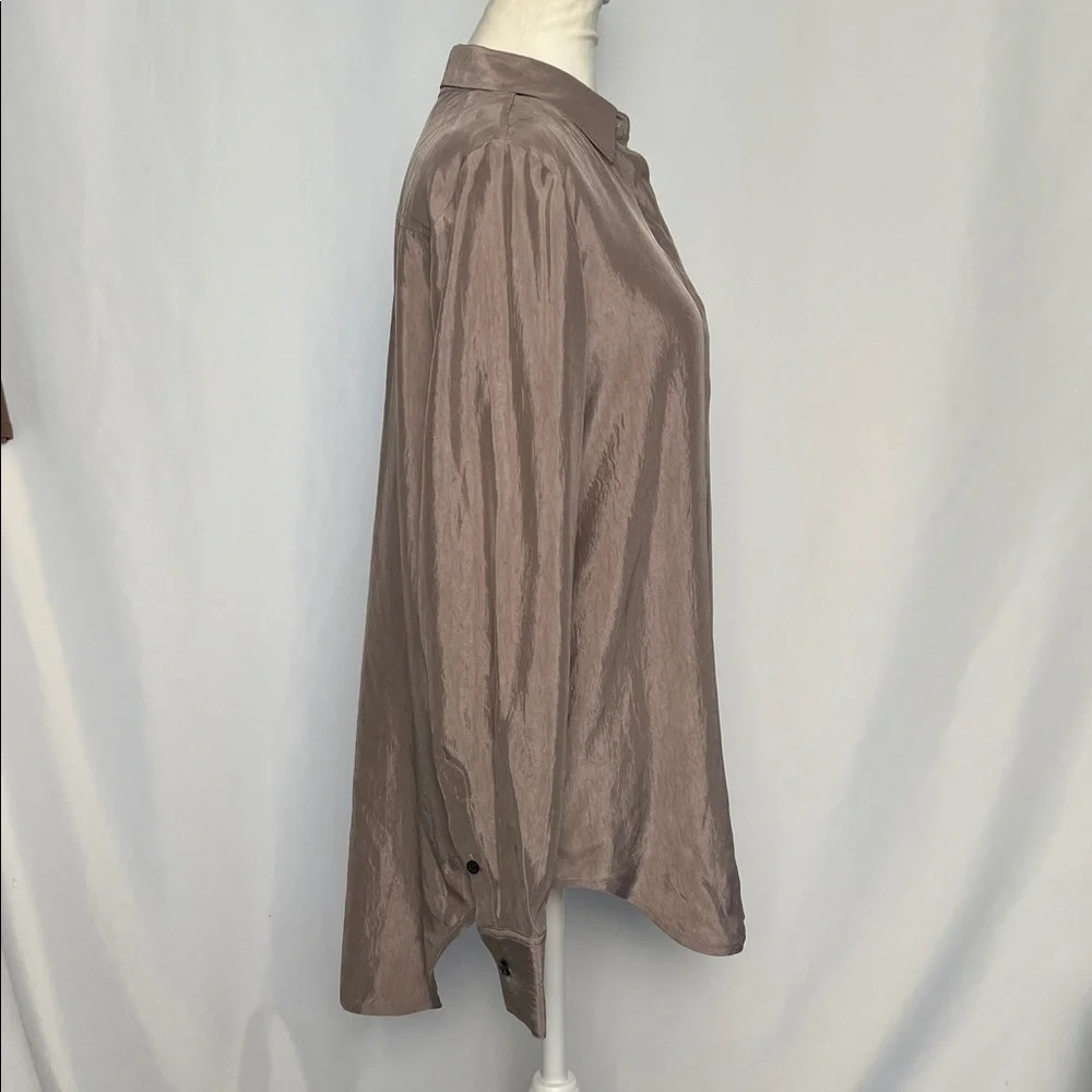 NWOT / J.Crew satin shirt